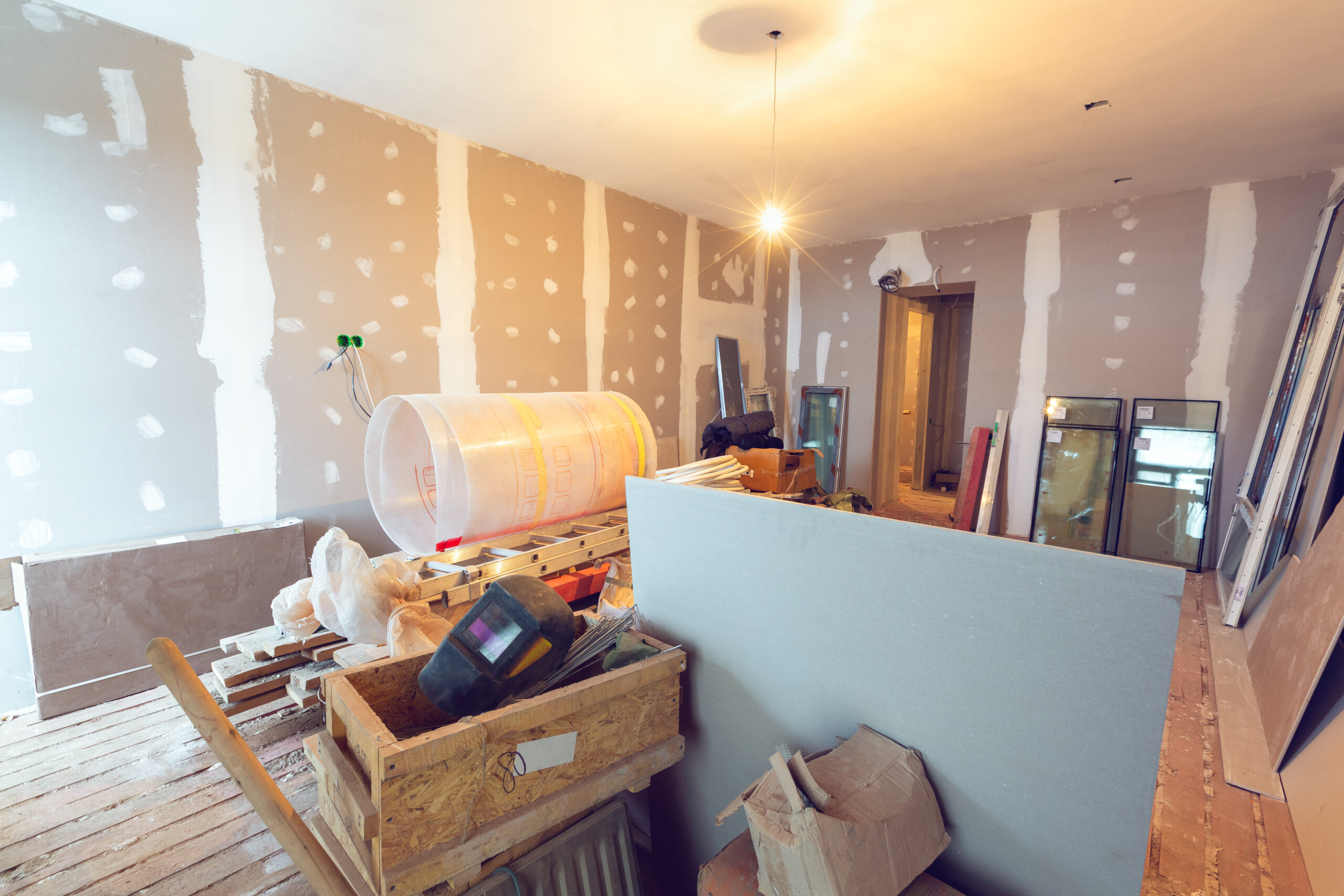 Home renovation project interior - CW Funding fix and flip real estate loans